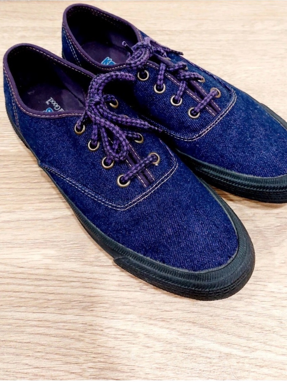 LIKENEW/SHOES/KEDS/THEY FEEL GOOD/WOMEN'S/PURPLE/CANVAS/SNEAKERS/SZ.8M/